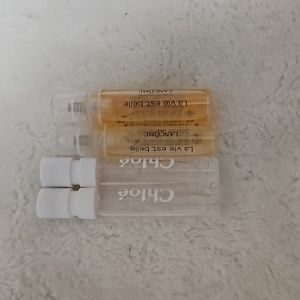 Fragrance Samples (Chloe and La Vie Est Belle)